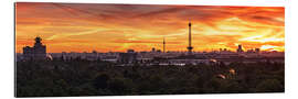 Gallery Print Berlin Skyline im Sonnenaufgang - Panorama