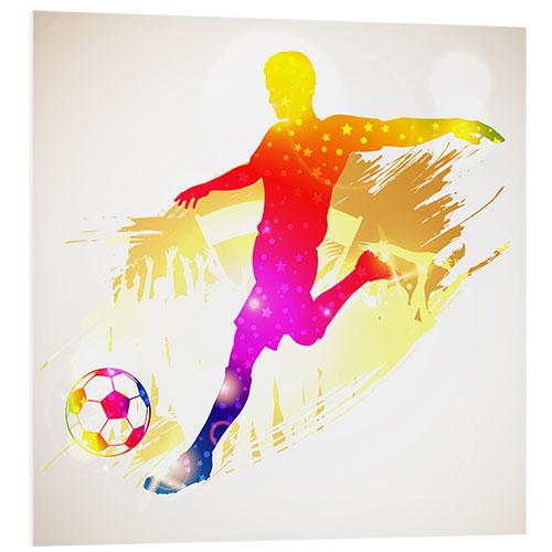 Tableau en PVC Joueur de football I