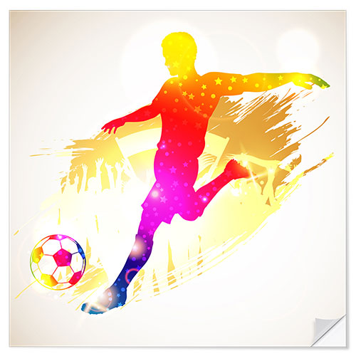 Sticker mural Joueur de football I