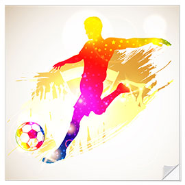 Sticker mural Joueur de football I