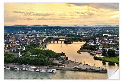 Wall sticker Deutsches Eck Koblenz