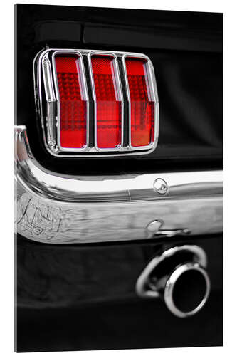 Acrylglas print Ford Mustang tail