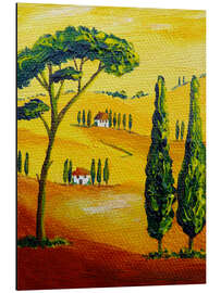 Magnettafel Toskanalandschaft 2