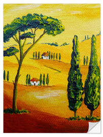 Vinilo para la pared Tuscany Landscape 2