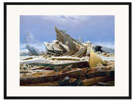 Gerahmter Kunstdruck Das Eismeer (Die gescheiterte Hoffnung)
