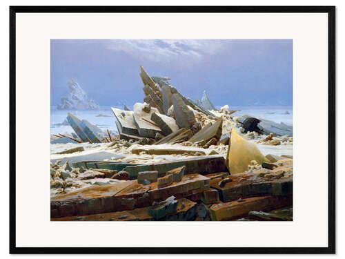 Ingelijste kunstdruk The Arctic (of the Hope)