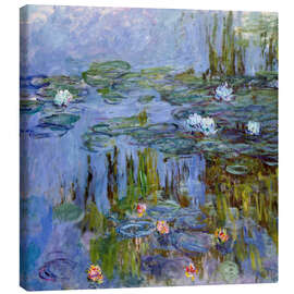 Lærredsbillede  Water Lilies, 1915 - Claude Monet