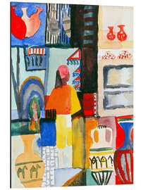 Magnettafel Händler mit Krügen