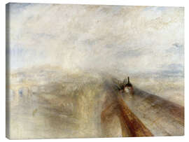 Canvastavla  Rain, Steam and Speed - Joseph Mallord William Turner