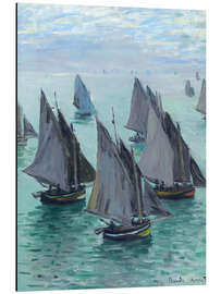 Magnettafel Fischerboote bei ruhigem Wetter