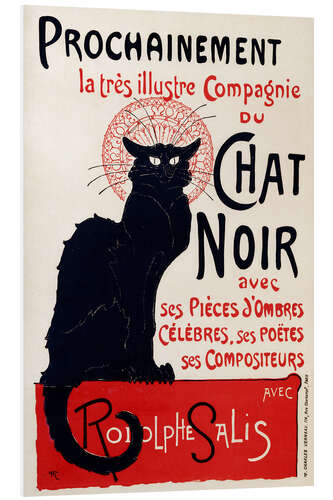 Tableau en PVC Tournée du Chat noir II