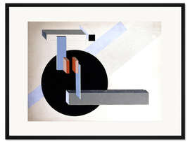 Gerahmter Kunstdruck Proun N 89