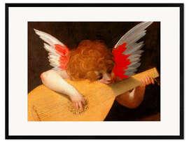 Ingelijste kunstdruk Music angel