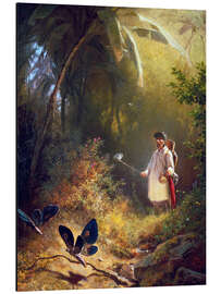 Magnettafel Der Schmetterlingsfänger