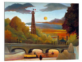 Gallery print Landscape with Eiffel Tower