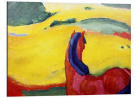 Magnettafel Pferd in der Landschaft