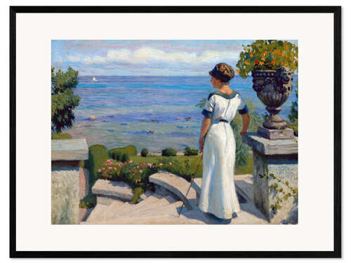 Framed art print Auf der Terrasse. 1912