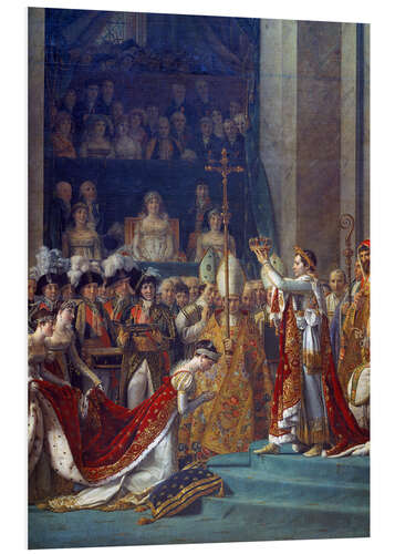 Foam board print Coronation of Empress Josephine