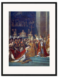 Framed art print Coronation of Empress Josephine