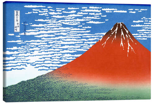 Quadro em tela Monte Fuji num dia claro