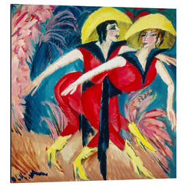 Magnettafel Zwei rote Tänzerinnen