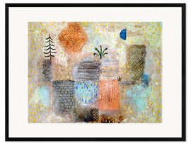Impresión de arte enmarcada Parque con media luna - Paul Klee