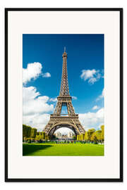 Gerahmter Kunstdruck La Tour Eiffel