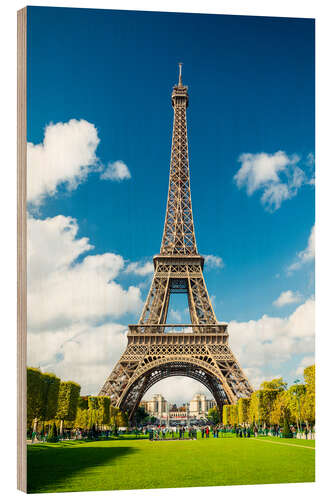 Print på træ La Tour Eiffel