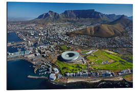 Alubild Kapstadtstadion und Tafelberg - David Wall