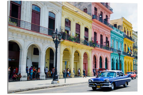 Gallery print Pastel buildings in Havana, Cuba