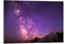 Gallery print Milky way at the violet sky