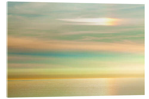 Acrylglasbild Himmel und Ozean in La Jolla