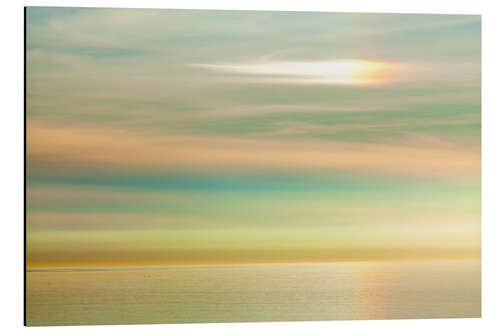 Aluminium print Sky and ocean, La Jolla