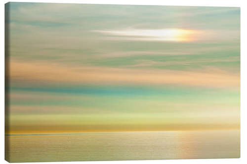 Canvas print Sky and ocean, La Jolla