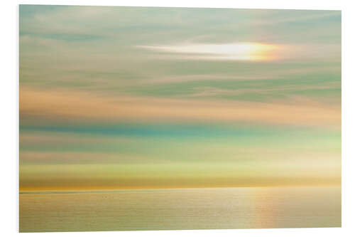 Tableau en PVC Ciel et océan, La Jolla