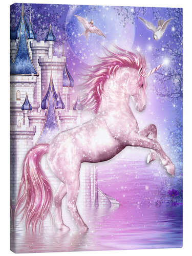 Canvas print Pink Magic Unicorn