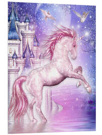 Quadro em PVC Pink Magic Unicorn