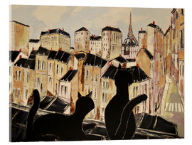 Tableau en verre acrylique  C&#039;est Paris - JIEL