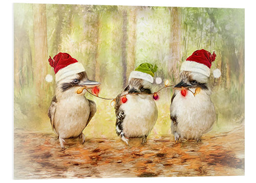 Stampa su PVC Kookaburra Christmas