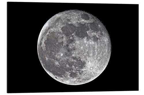 Aluminium print Full Moon III