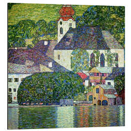 Magnettafel Kirche in Unterach am Attersee