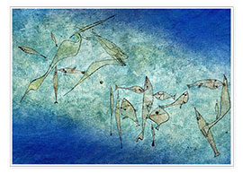 Wandbild  Fischbild - Paul Klee