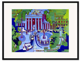 Gerahmter Kunstdruck Brandenburger Tor, Berlin