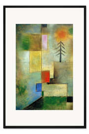 Gerahmter Kunstdruck Kleines Tannenbild