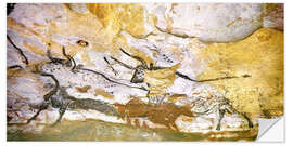 Sticker mural Grotte de Lascaux