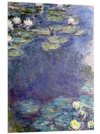 Foam board print Water Lilies IV