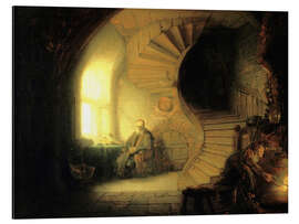 Magnettafel Meditierender Philosoph