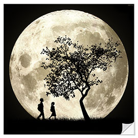 Wall sticker Full Moon