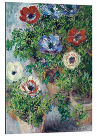 Magnettafel Anemonen in einer Vase