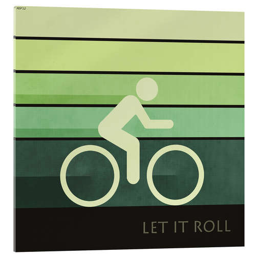Tableau en verre acrylique Let it roll